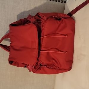 Vera Bradley Utility Backpack in cardinal red